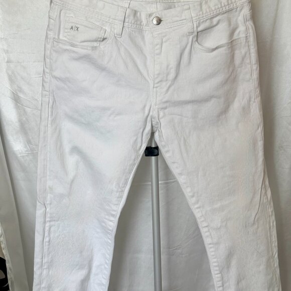 Armani Exchange | J13 Slim Jeans | White | Size 34 - Picture 2 of 3